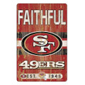 San Francisco 49ers Slogan Wood Sign