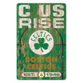 Boston Celtics Slogan Wood Sign