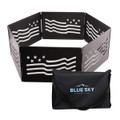 The Zion Stars & Stripes Portable Folding Fire Ring