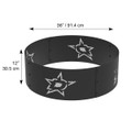 Dallas Stars 36" Round Steel Fire Ring