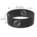New Jersey Devils 36" Round Steel Fire Ring
