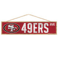 San Francisco 49ers Wood Avenue Sign