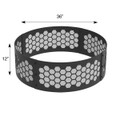 Honeycomb 36" Round Steel Fire Ring