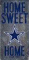Dallas Cowboys Home Sweet Home Wood Sign