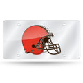 Cleveland Browns Laser Cut License Plate