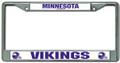 Minnesota Vikings Chrome License Plate Frame