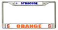 Syracuse Orange Chrome License Plate Frame