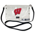 Wisconsin Badgers Clear Envelope Purse