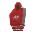 Ohio State Buckeyes Knit Dog Hat
