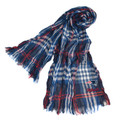 New England Patriots Plaid Crinkle Scarf