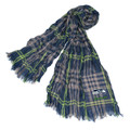Seattle Seahawks Plaid Crinkle Scarf