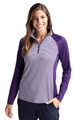 Cutter & Buck Forge Tonal Stripe Stretch Women's Custom Half Zip Top
