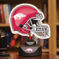 Arkansas Razorbacks Neon Helmet Desk Lamp