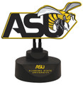 Alabama State Hornets Team Logo Neon Light