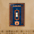 Auburn Tigers Glass Single Light Switch Plate Cover