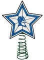 Duke Blue Devils Light Up Art Glass Tree Topper