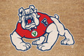 Fresno State Bulldogs Colored Logo Door Mat