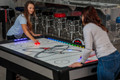 Atomic Top Shelf 7.5' LED Illuminated Air Hockey Table