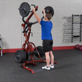 Body Solid GLGS100 Classic Series Corner Leverage Gym with Aircraft Grade Cables and Nylon