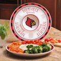 Louisville Cardinals Ceramic Chip and Dip Serving Dish