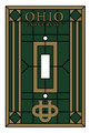 Ohio Bobcats Glass Single Light Switch Plate Cover