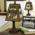 Purdue Boilermakers Art Glass Table Lamp