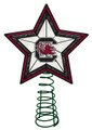 South Carolina Gamecocks Light Up Art Glass Tree Topper