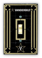 Vanderbilt Commodores Glass Single Light Switch Plate Cover