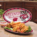Wisconsin Badgers Ceramic Serving Platter