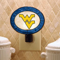 West Virginia Mountaineers Art Glass Night Light