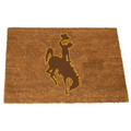 Wyoming Cowboys Colored Logo Door Mat