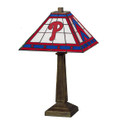 Philadelphia Phillies Stained Glass Mission Table Lamp