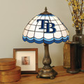 Tampa Bay Devil Rays MLB Stained Glass Table Lamp