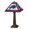 Buffalo Bills Stained Glass Mission Table Lamp