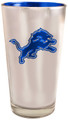 Detroit Lions 16 oz. Electroplated Pint Glass