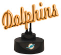 Miami Dolphins Script Neon Desk Lamp