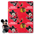 Chicago Blackhawks Mickey Hugger Pillow & Blanket Set