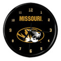 Missouri Tigers Black Rim Clock