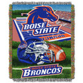 Boise State Broncos NCAA Woven Tapestry Throw Blanket