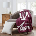 Texas A&M Aggies Signature Raschel Throw Blanket