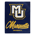 Marquette Golden Eagles Signature Raschel Throw Blanket