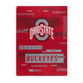 Ohio State Buckeyes Digitize Throw Blanket