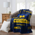 Michigan Wolverines Digitize Throw Blanket
