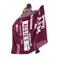Texas A&M Aggies Digitize Throw Blanket
