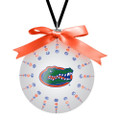 Florida Gators Polka Dot Ball Ornament