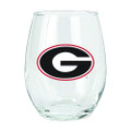 Georgia Bulldogs 15 oz. Stemless Wine Glass