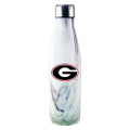 Georgia Bulldogs Marble Stainless Steel Water Bottle
