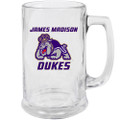 James Madison Dukes 15 oz. Decal Glass Stein