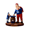 Kentucky Wildcats Checkerboard Santa