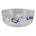 LSU Tigers Glass Serving Bowl